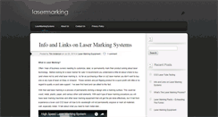 Desktop Screenshot of lasermarkingsystems.net